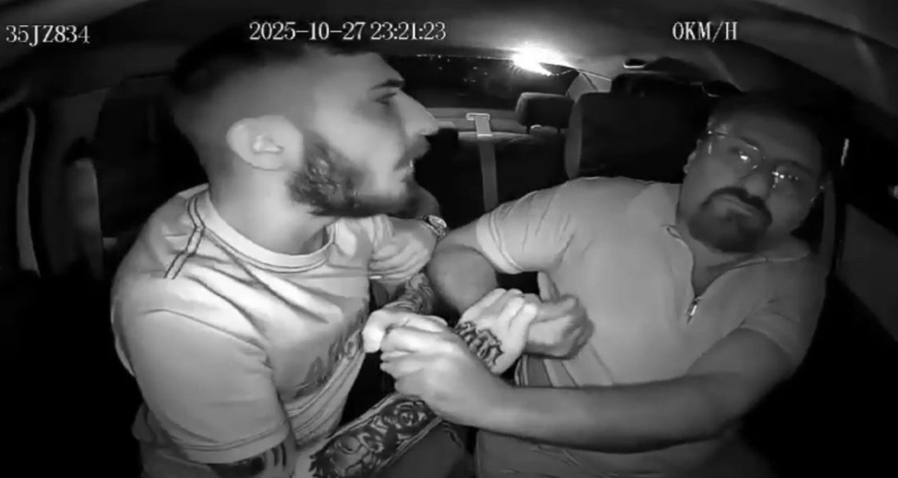 Saldırganı ateş ederek uzaklaştırdı!