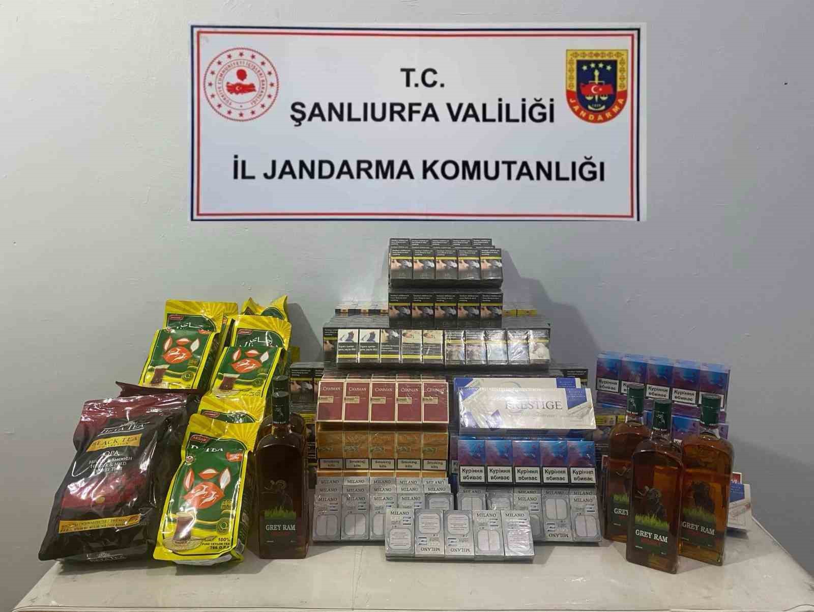 Şanlıurfa’da kaçakçılara operasyon