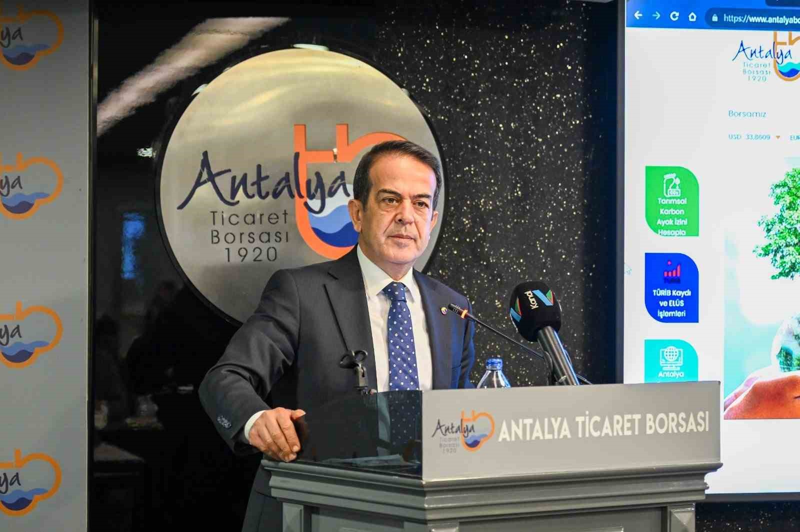 ATB Başkanı Ali Çandır: 