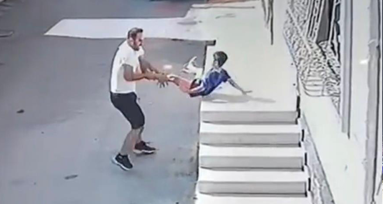 Çocuğu fırlatan şüpheli tutuklandı, amca tepki gösterdi: 
