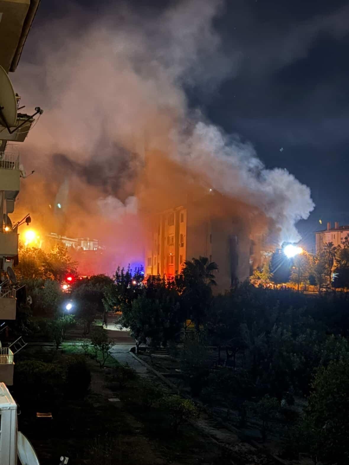 Osmaniye’de ev yangını