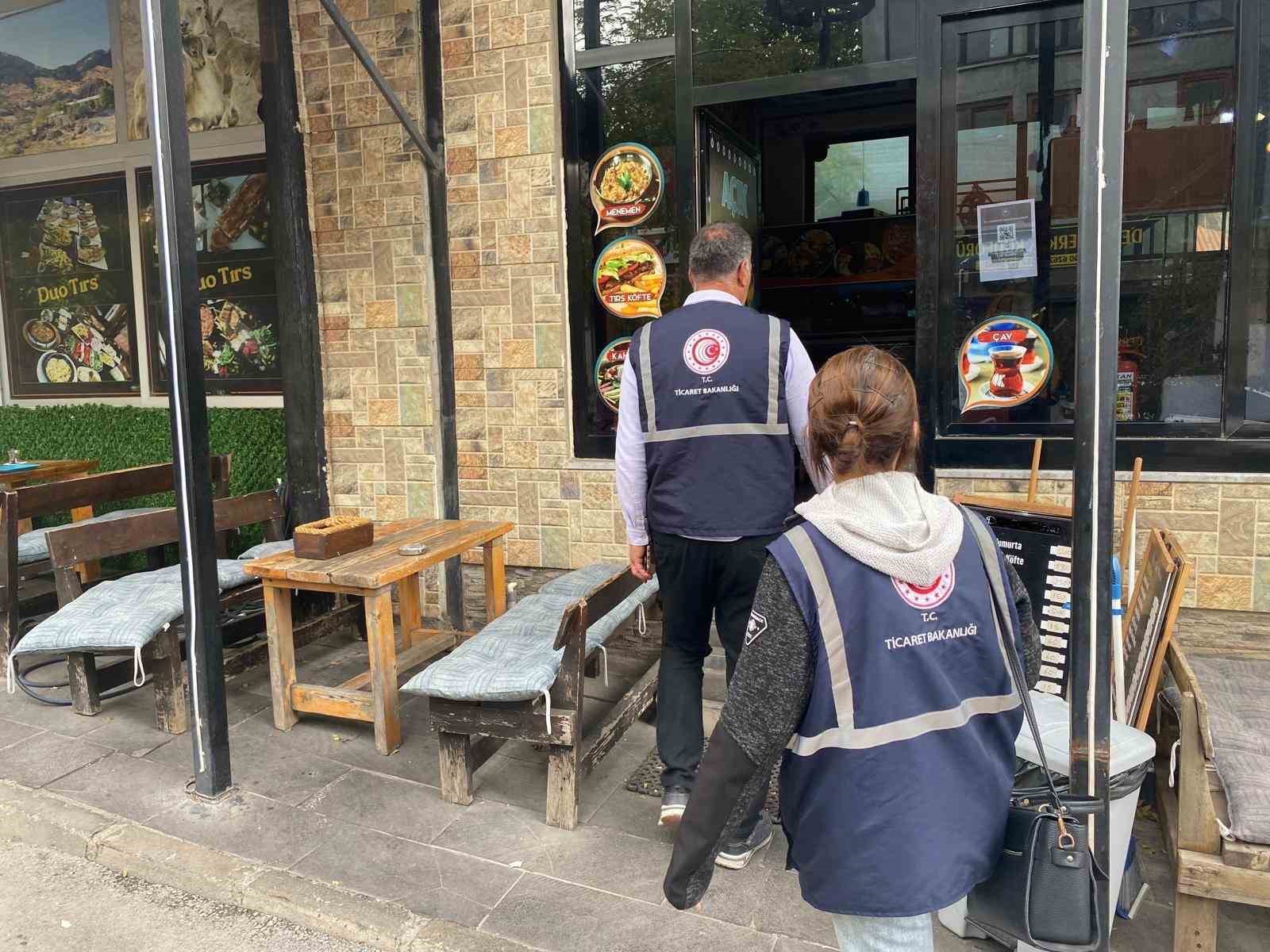 Tunceli’de eş zamanlı piyasa denetimi