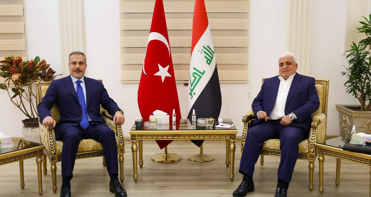 Bakan Fidan, Haşdi Şabi Komisyonu Başkanı Feyyad ile görüştü