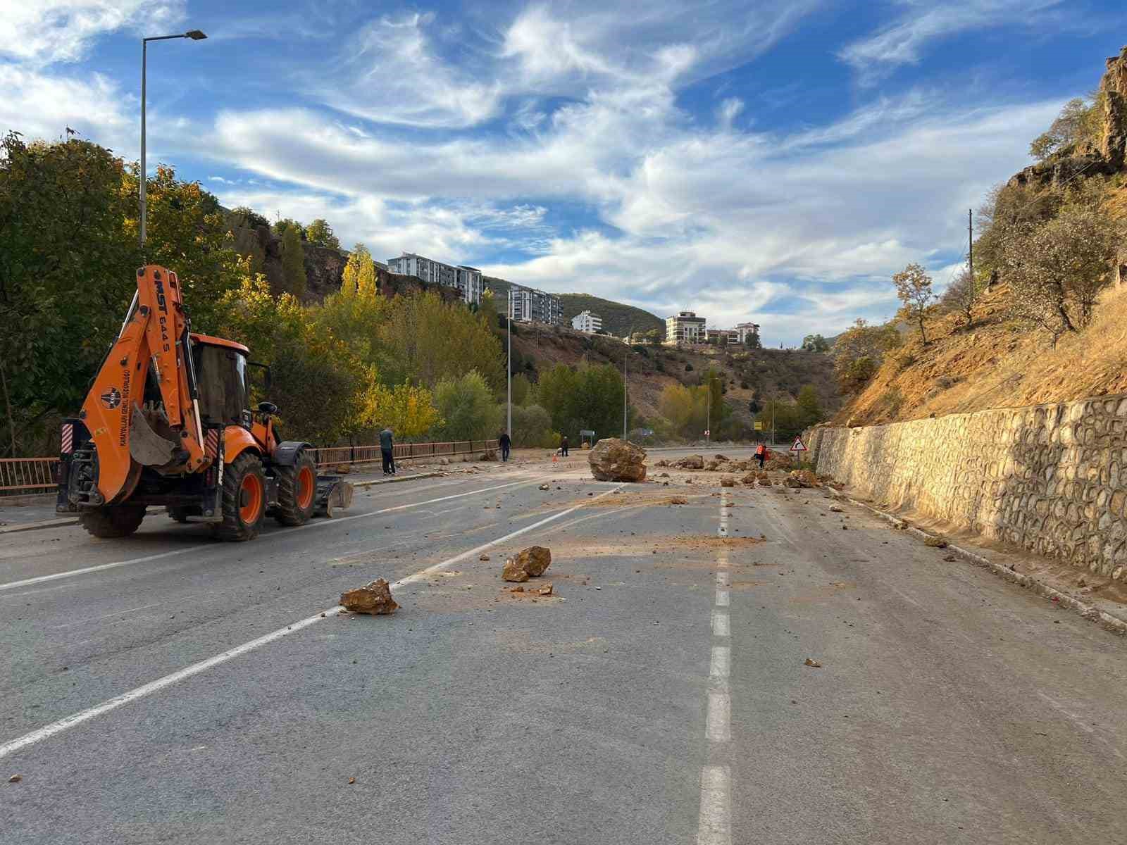 Ovacık yolunda güvenlik çalışmaları başladı