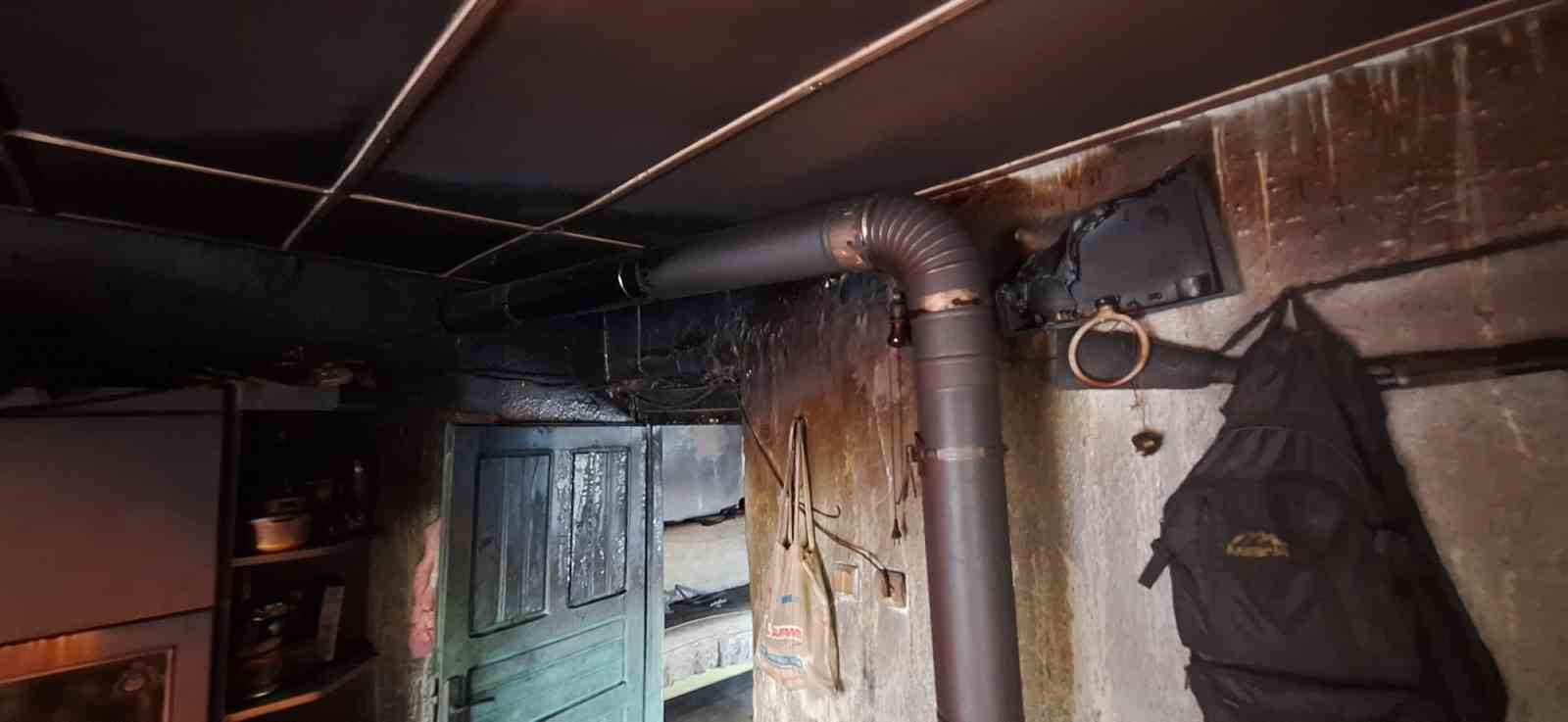 Seydişehir’de müstakil evde yangın