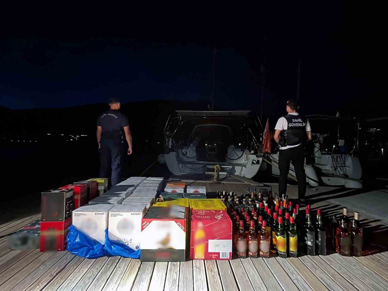 Sahil Güvenlikten lüks teknelere uyuşturucu operasyonu