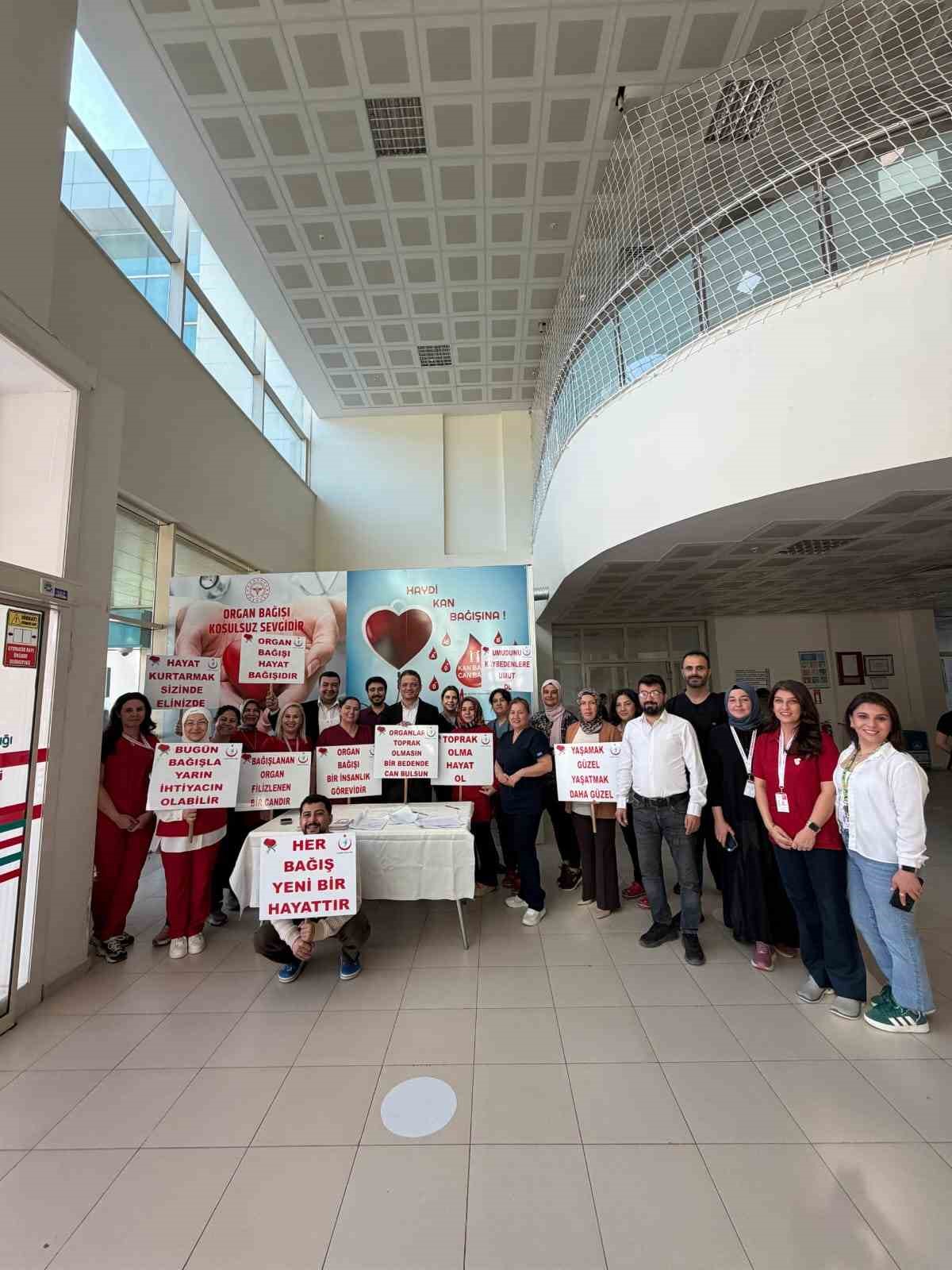 Adana’da hekim ve sağlık çalışanları organ bağışına dikkat çekti