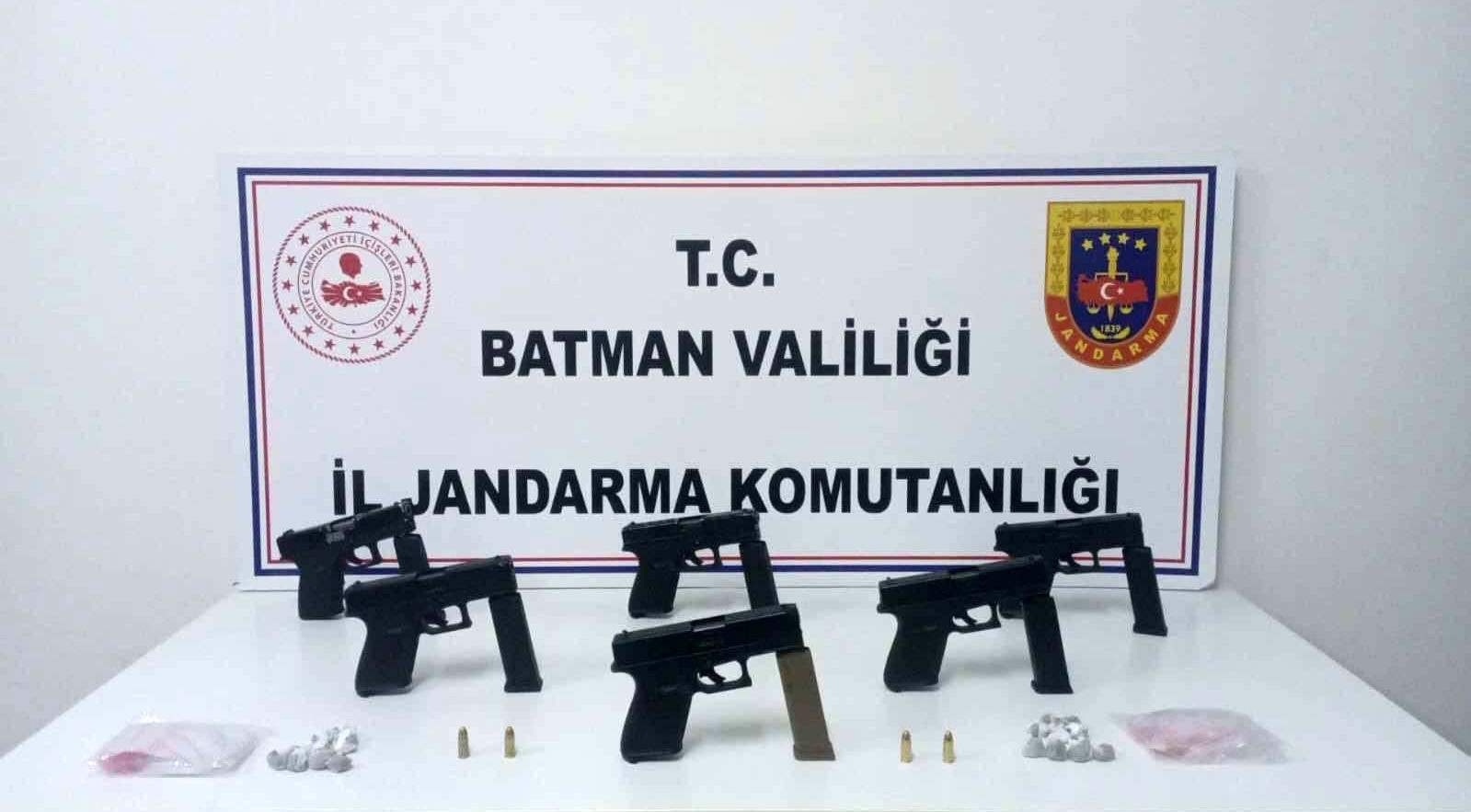 Batman’da kaçak silah operasyonu: 6 tutuklama