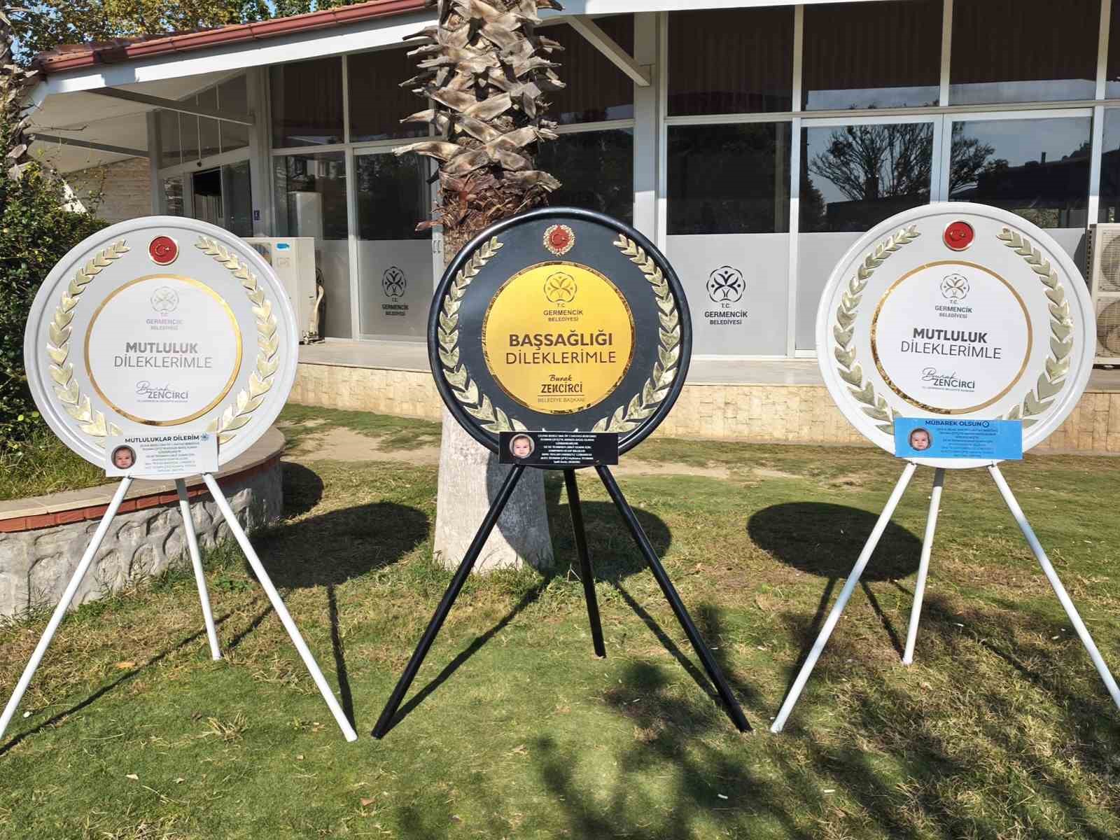 Germencik Belediyesi’nde çelenk paraları çocukların tedavisinde kullanılacak