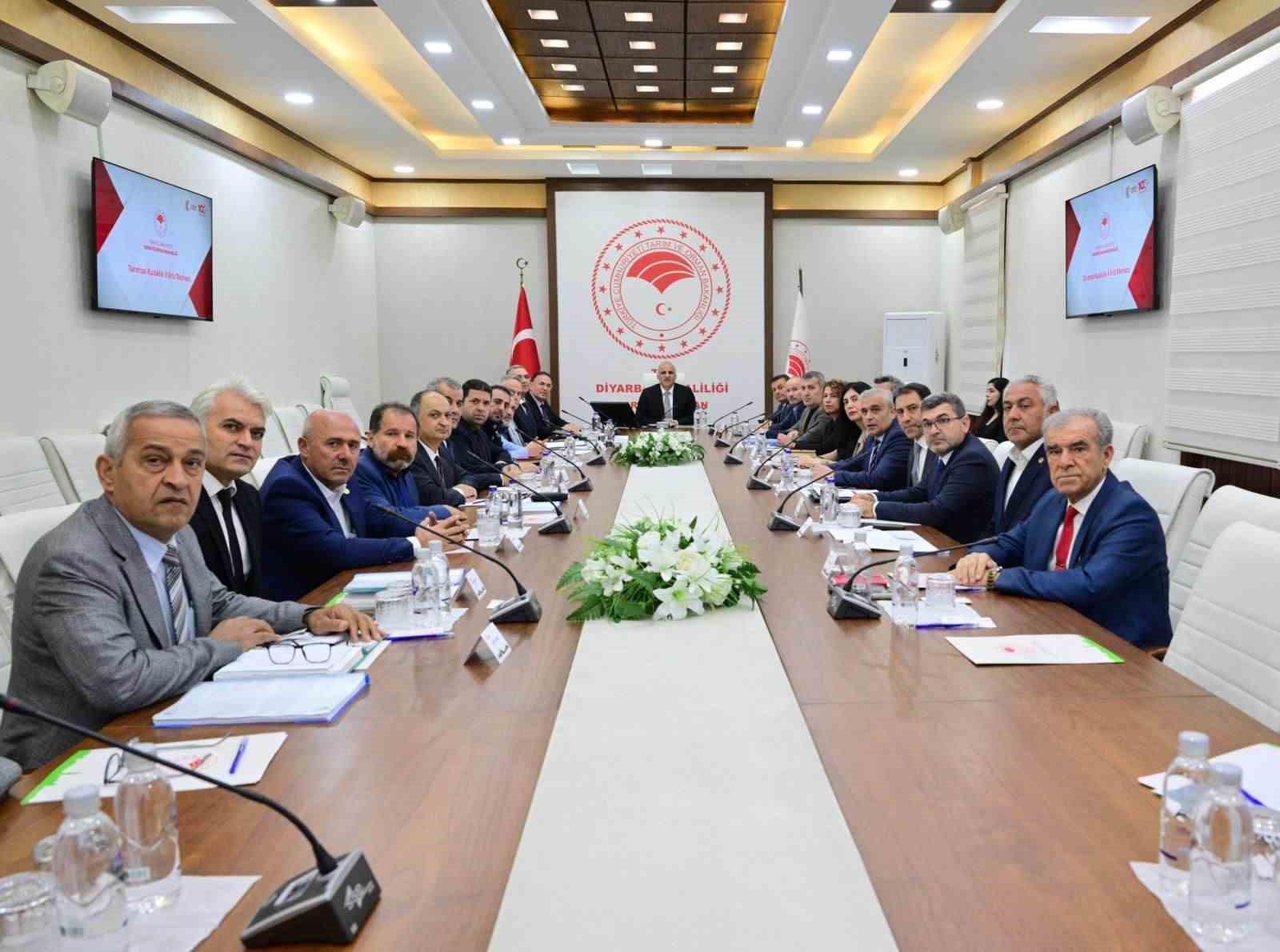 Diyarbakır’da kuraklıkla mücadelede mevcut durum değerlendirildi