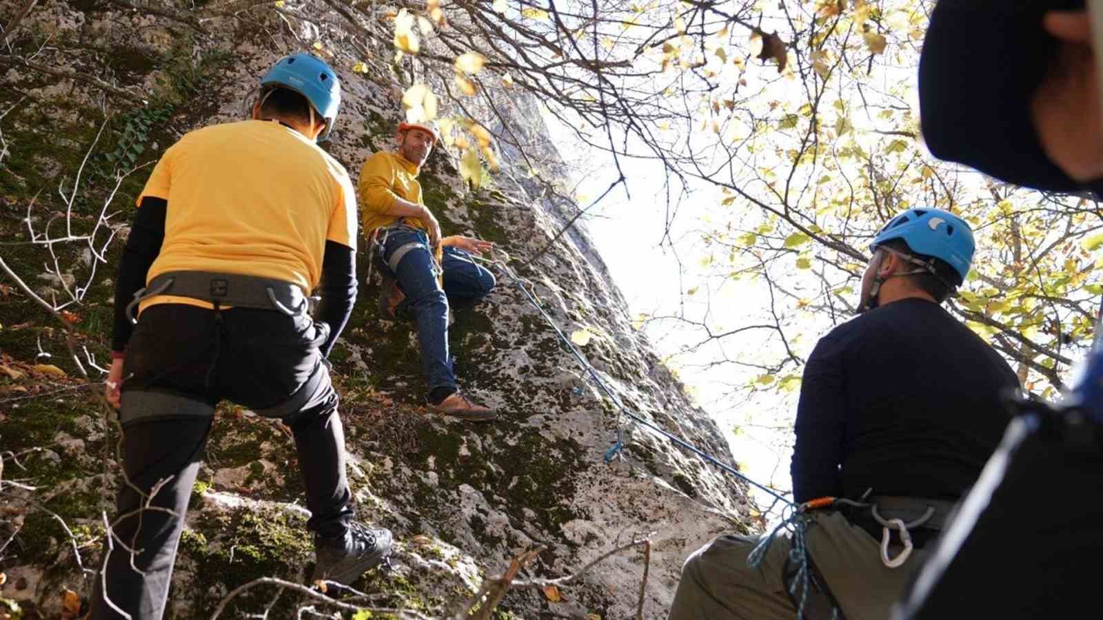 Keltepe’de yeni macera başlıyor: ’Kaya tırmanışı ile sürdürülebilir spor turizmi’