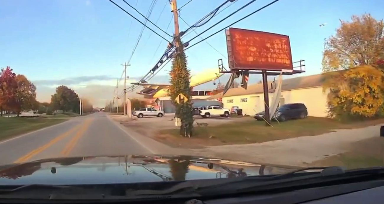 ABD'de uçak kazasının yeni görüntüsü ortaya çıktı!