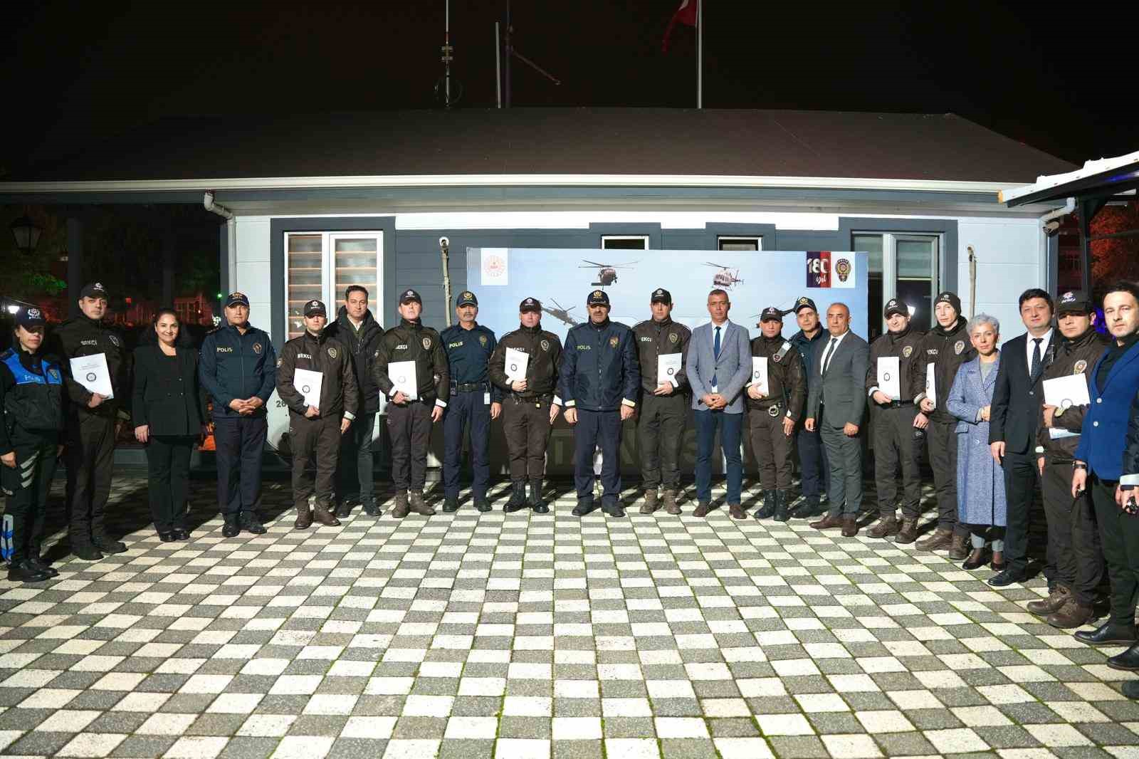 Tekirdağ’da başarılı bekçilere teşekkür belgesi verildi