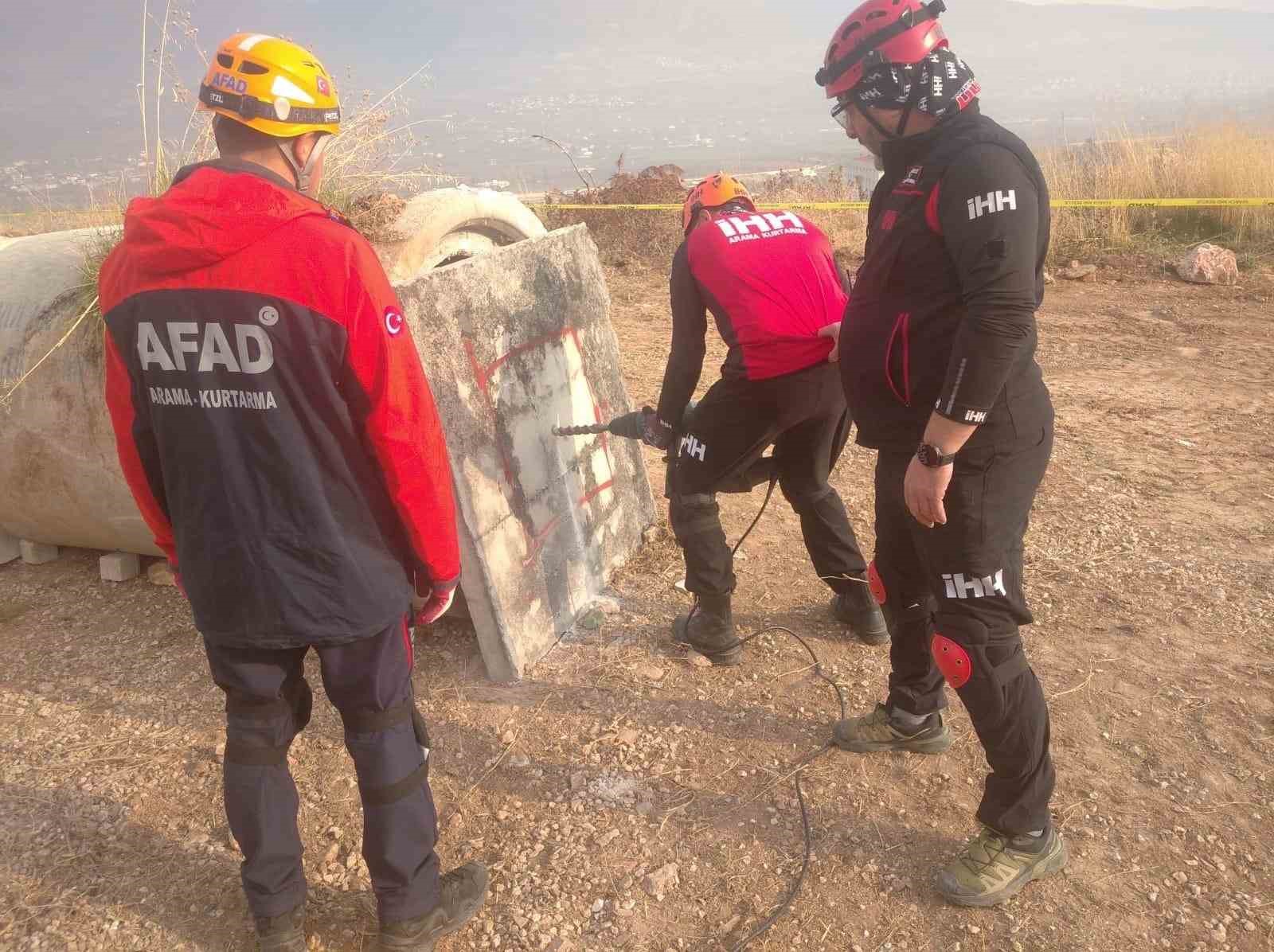 245 personel Tokat’ta afet müdahalesi provası yaptı