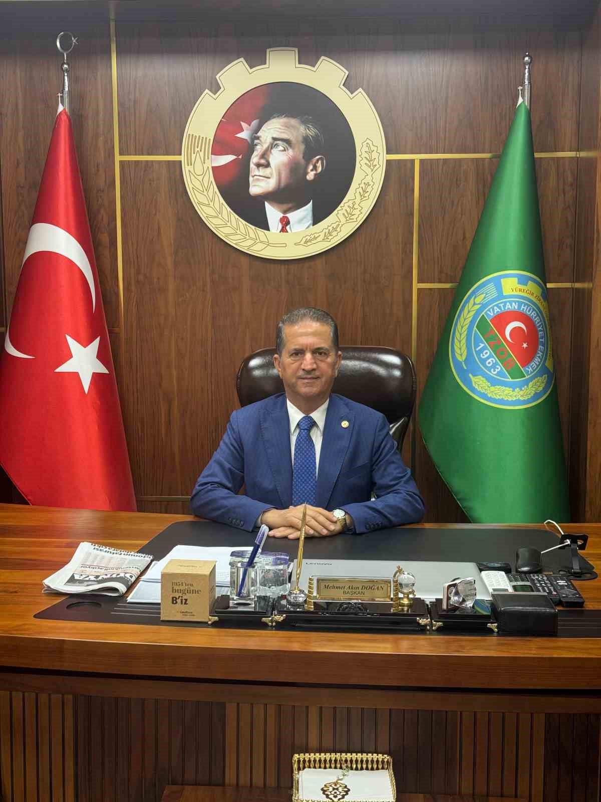 Yüreğir Ziraat Odası Başkanı Doğan: 