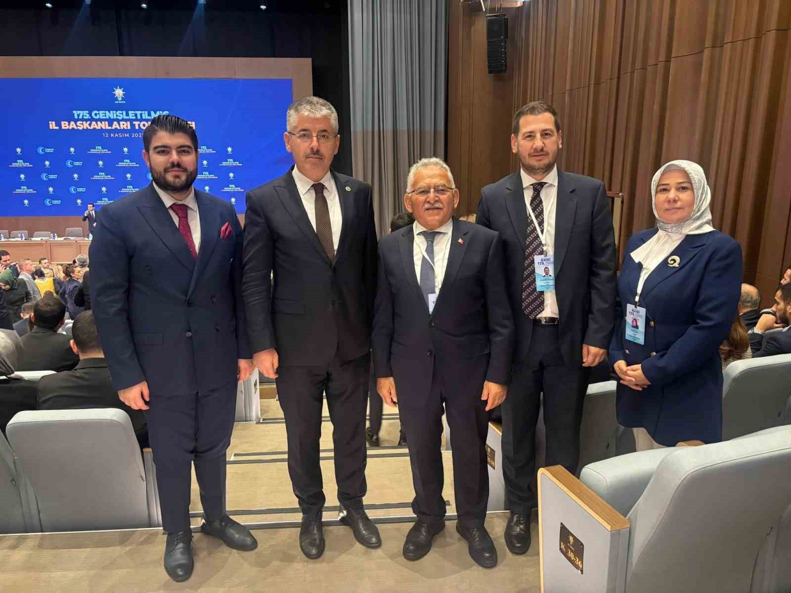 Başkan Büyükkılıç; AK Parti 175. Genişletilmiş İl Başkanları Toplantısı’na katıldı
