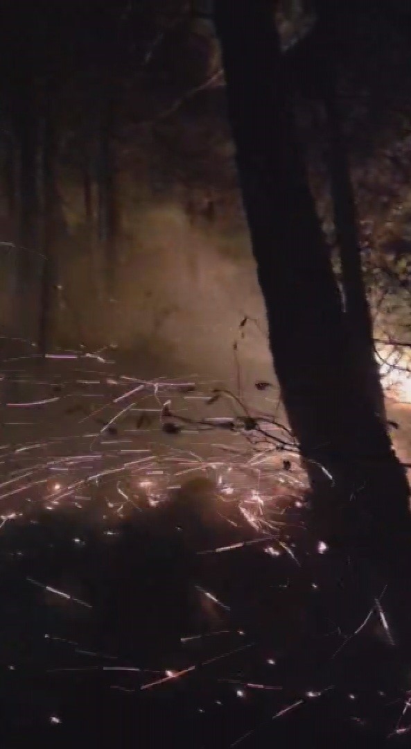 Hatay’da yıldırımın düştüğü ormanlık alandaki yangın 16’ncı saatte kontrol altına alındı