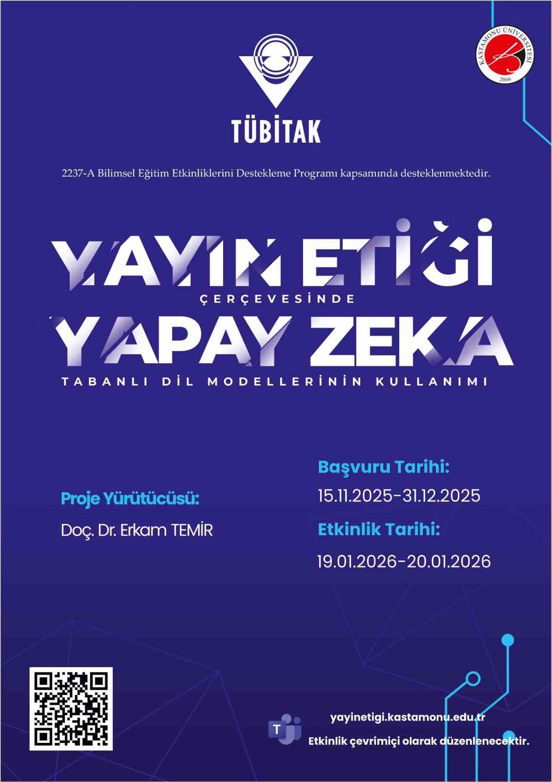 TÜBİTAK desteğiyle 