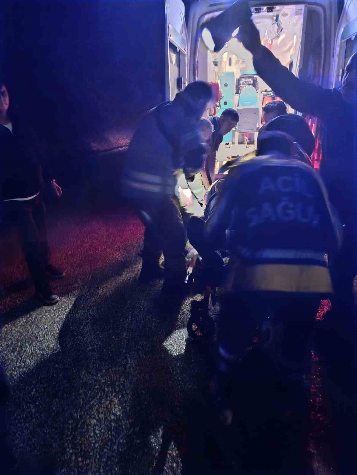 Alkollü sürücünün kullandığı araç şarampole yuvarlandı: 1 yaralı