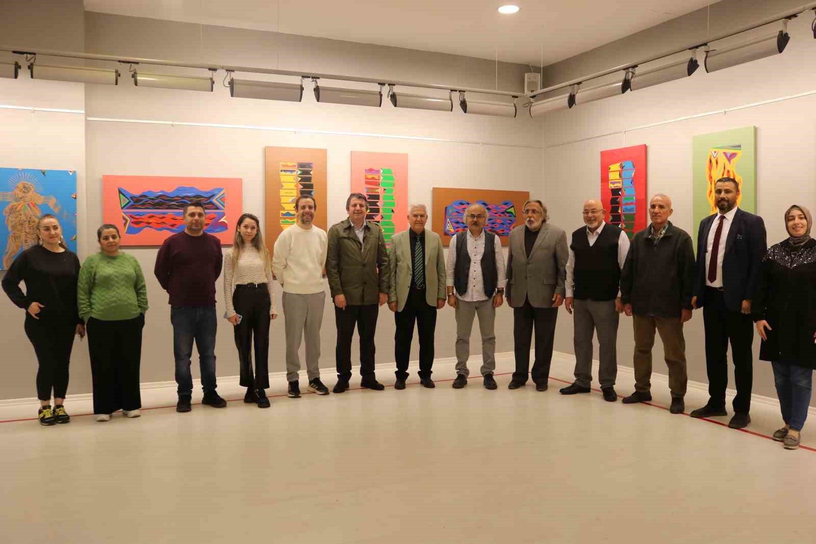 Ressam Mehmet Ali Doğan Sanko Sanat Galerisi’nde sergi açtı