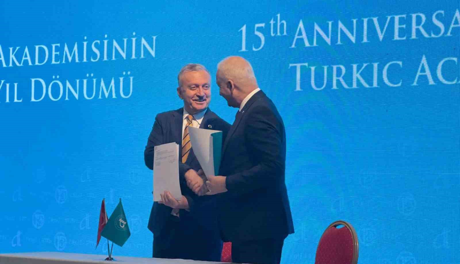 EBYÜ ile Türk Akademisi arasında iyi niyet protokolü imzalandı