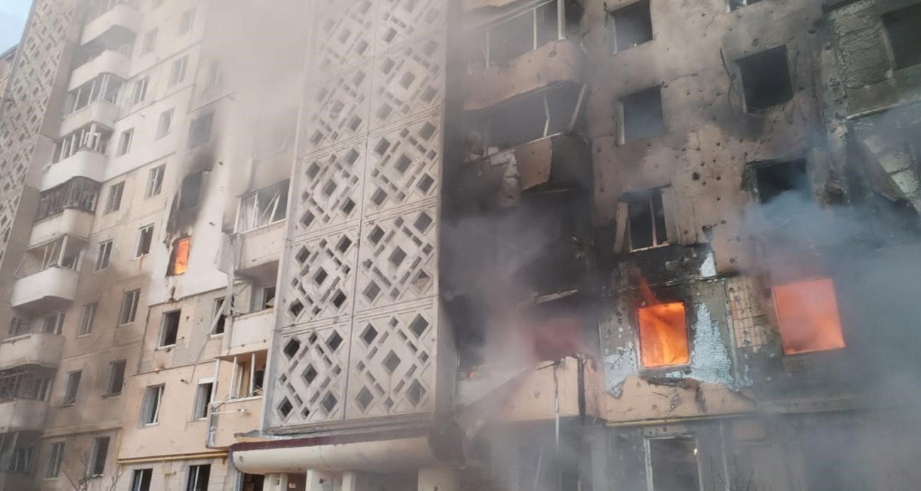 Rusya'dan Ukrayna'ya 470 İHA ve 48 füzeli saldırı: 10 ölü