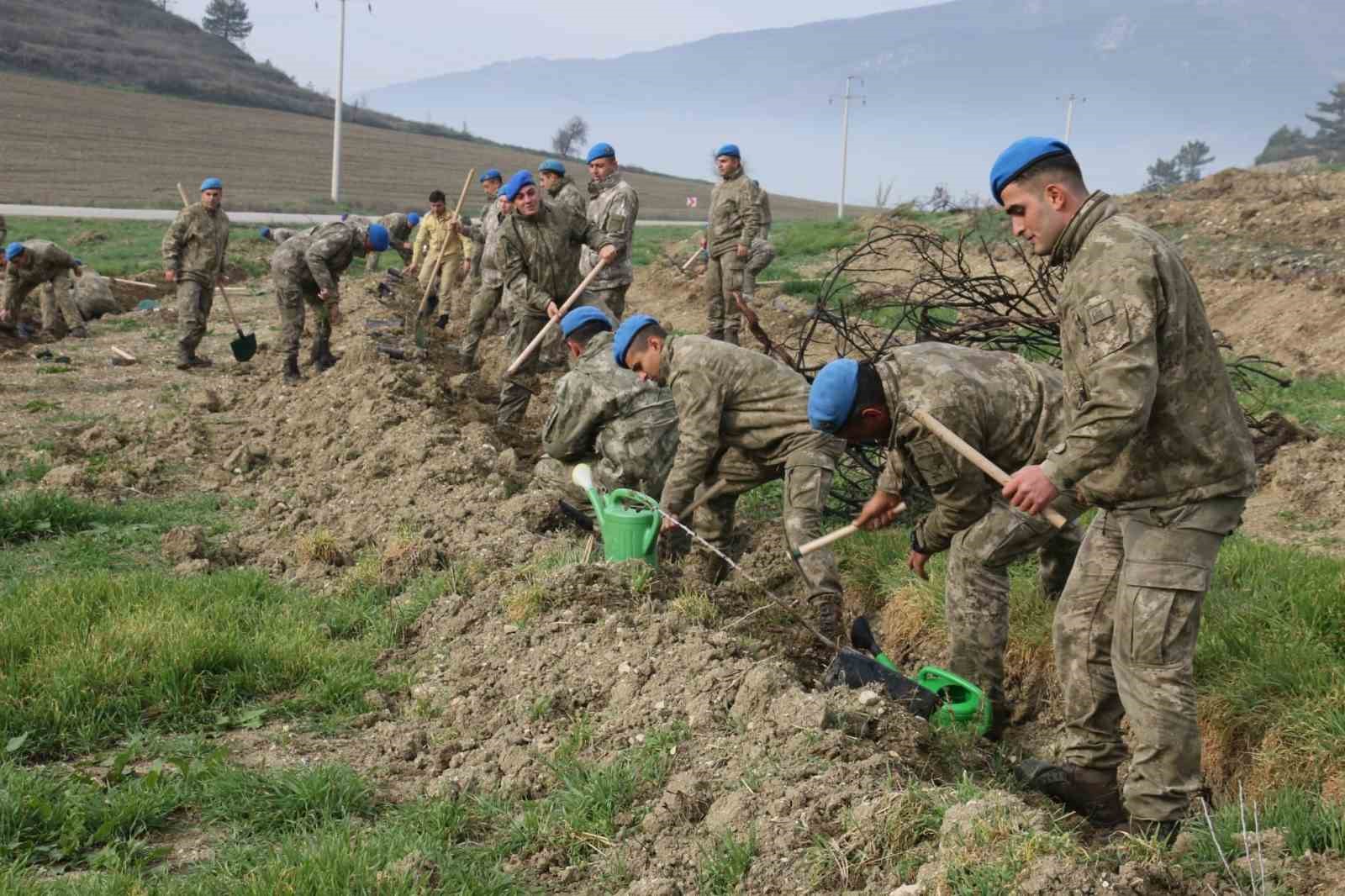 Bolu’da komandolar yeşil vatanda geleceğe nefes oldu