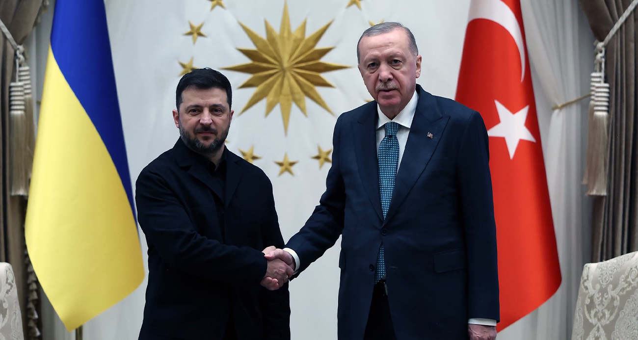 Cumhurbaşkanı Erdoğan, Ukrayna Devlet Başkanı Zelenskiy ile bir araya geldi