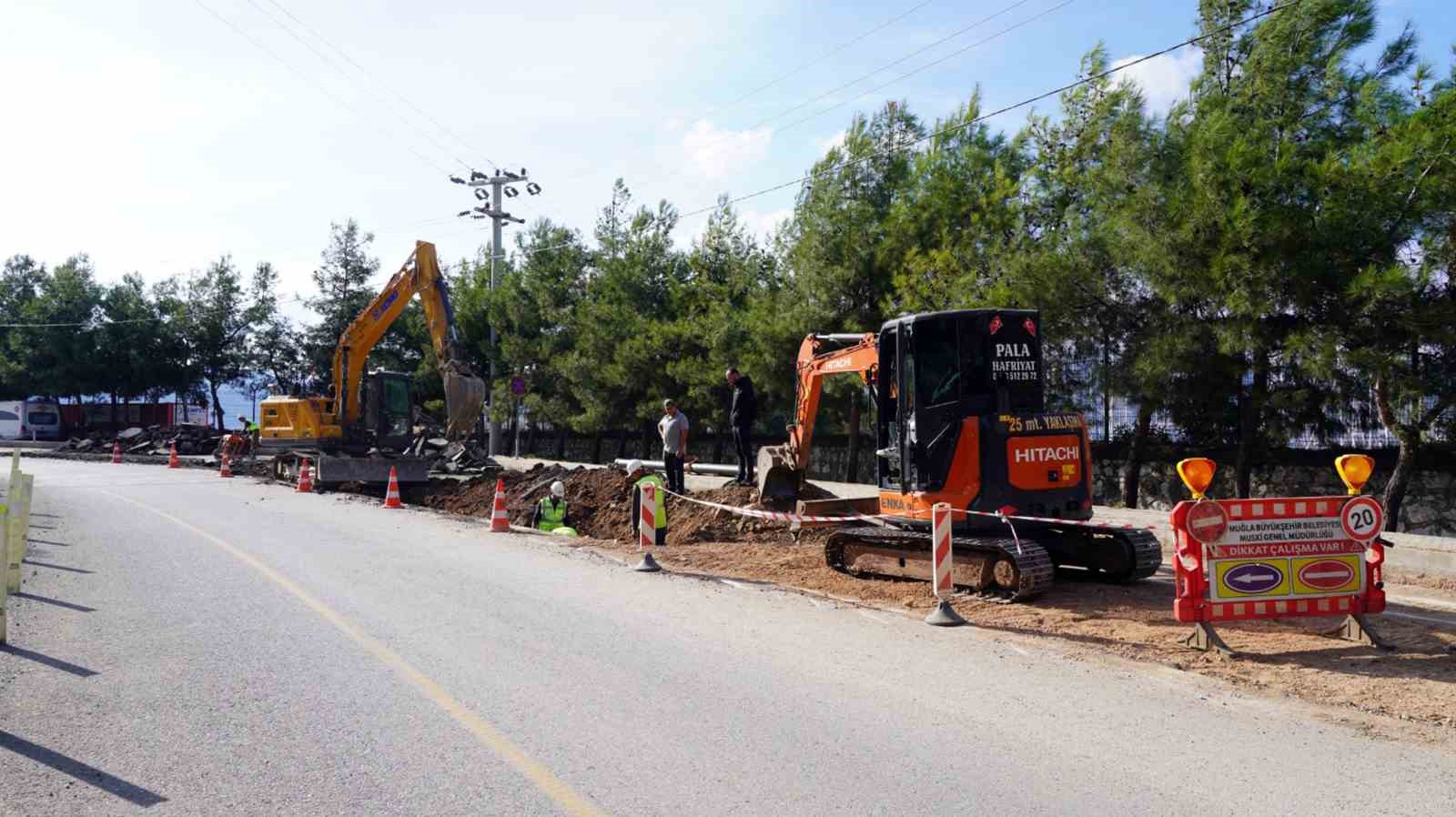 MUSKİ’den Marmaris’e kesintisiz su çalışması