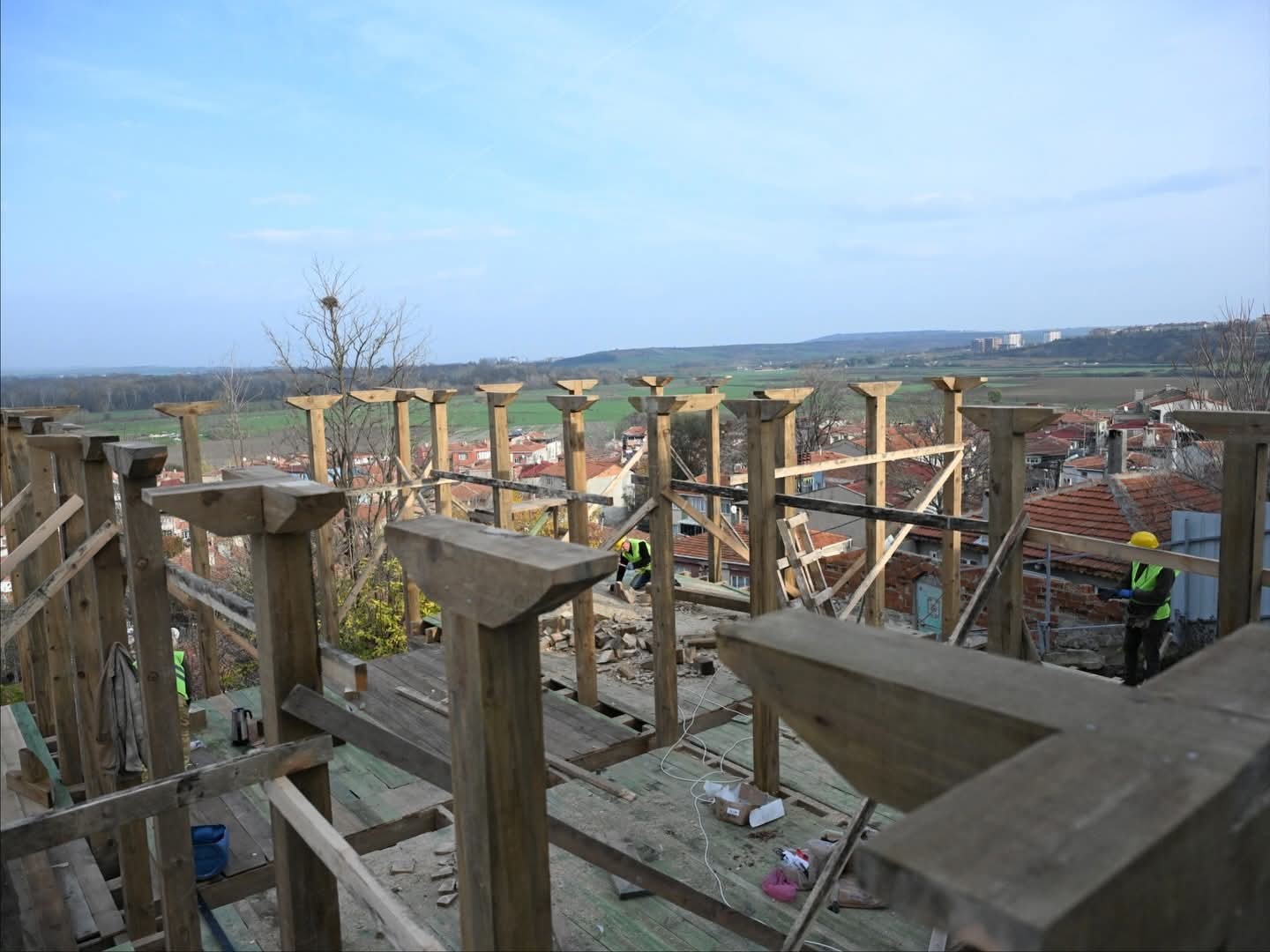 Muradiye Mevlevihanesi ihya çalışmaları devam ediyor