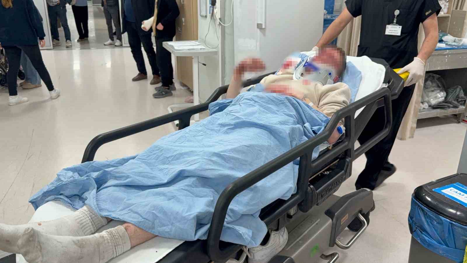 Polisten kaçan motosiklet sürücüsü kaza yaparak yaralandı