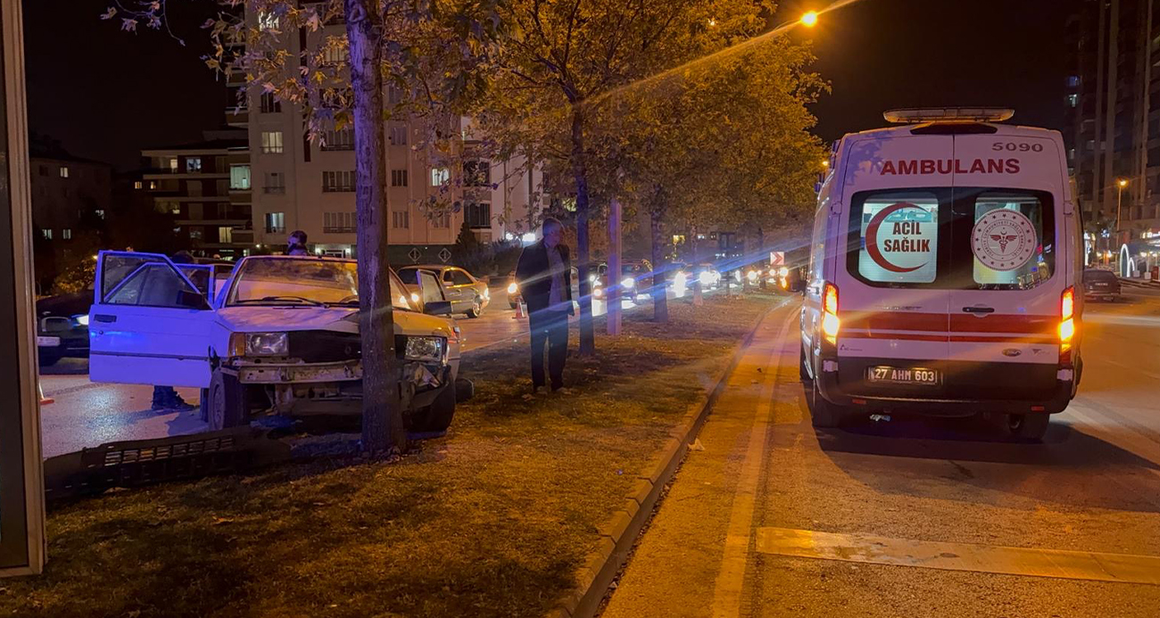Gaziantep’te sokakta yarış kaza getirdi: 5 yaralı
