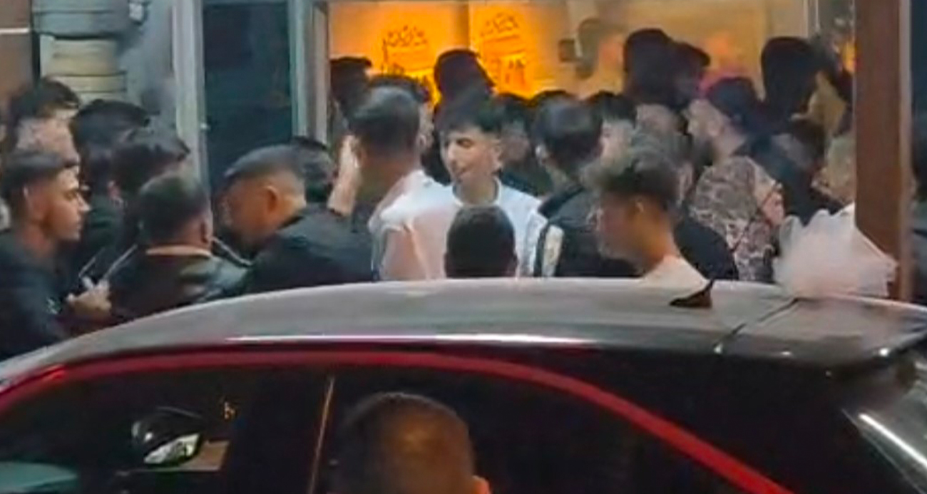 İstanbul’da düğün salonundaki kavga kamerada