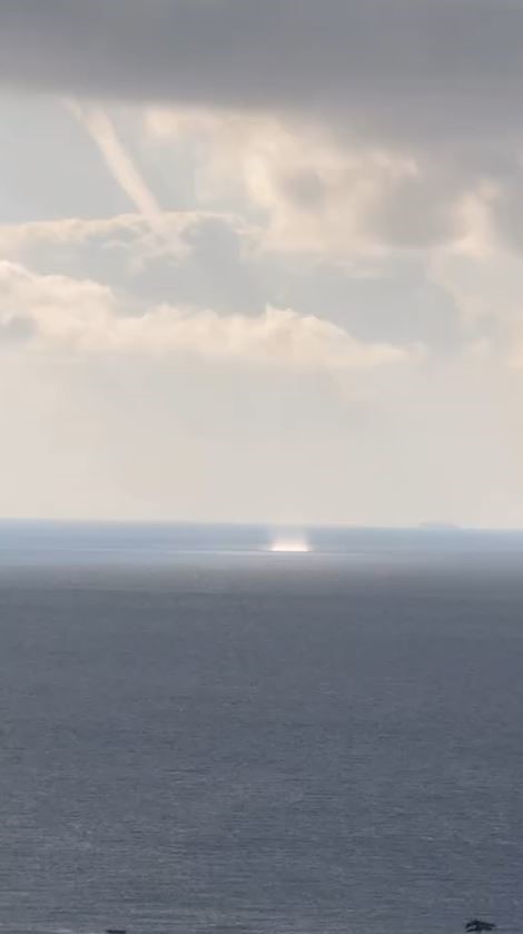 İstanbul’da  hortum görüldü