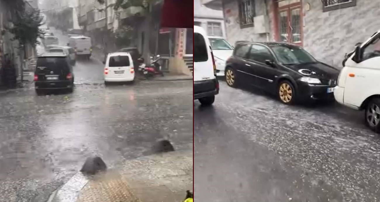 İstanbul dolu yağışı etkili oldu
