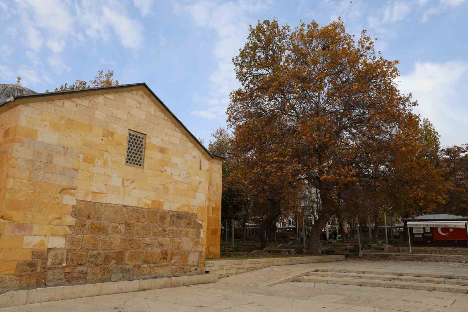 Ahi Evran Külliyesi’nde sonbahar güzelliği