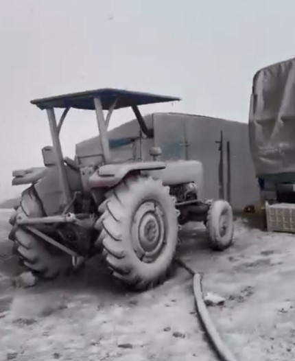 Mersin’in yüksek rakımlı bölgelerinde kar yağışı