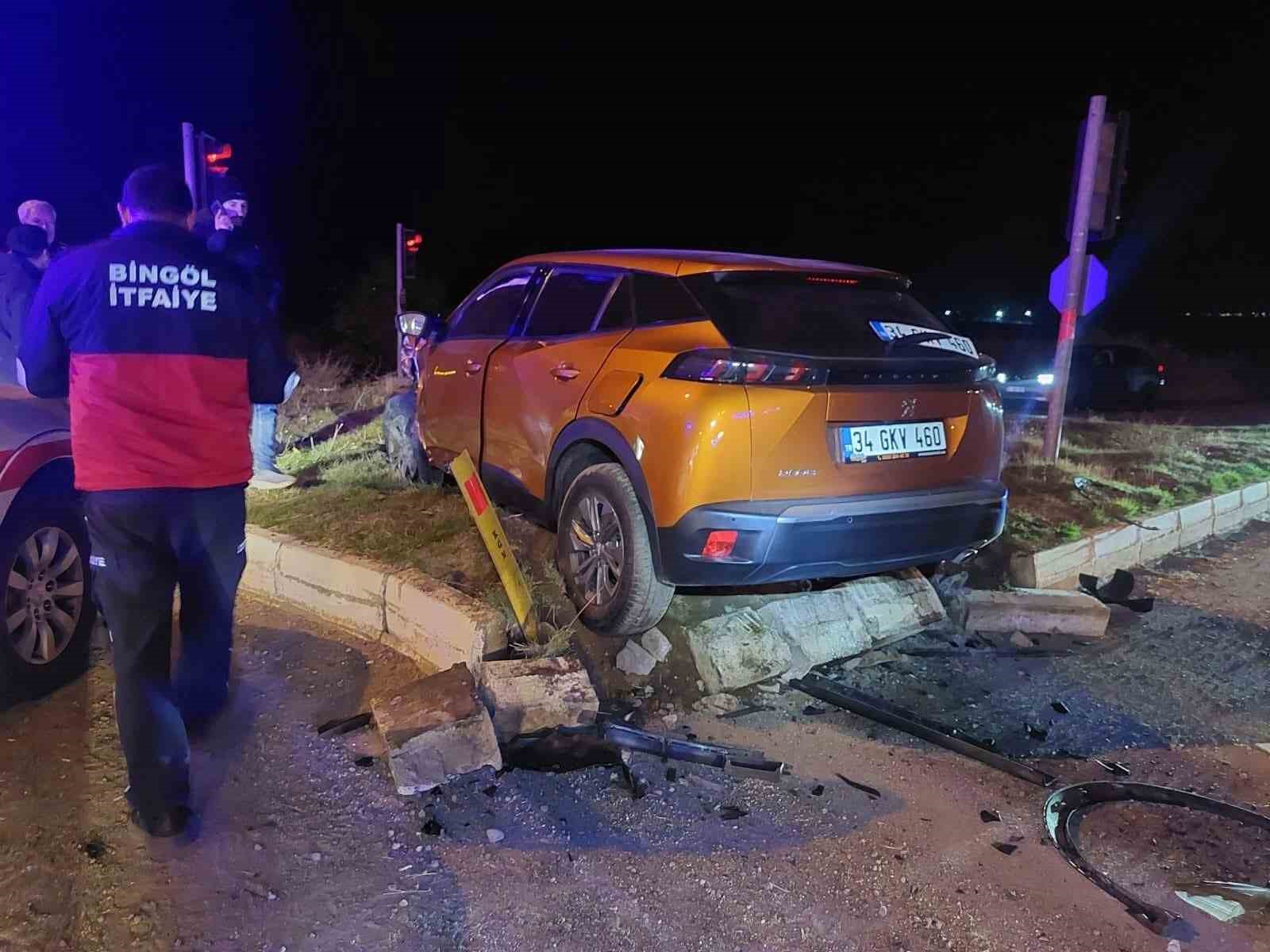 Bingöl’de trafik kazası: 4 yaralı