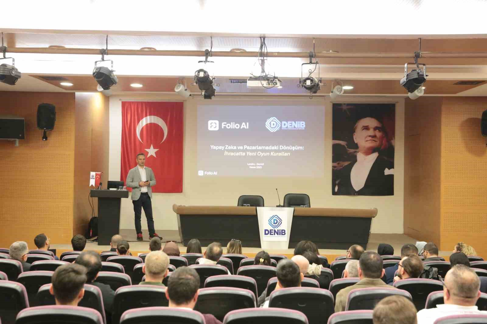 Yapay zeka ve pazarlamadaki dönüşüm Denizli’de konuşuldu