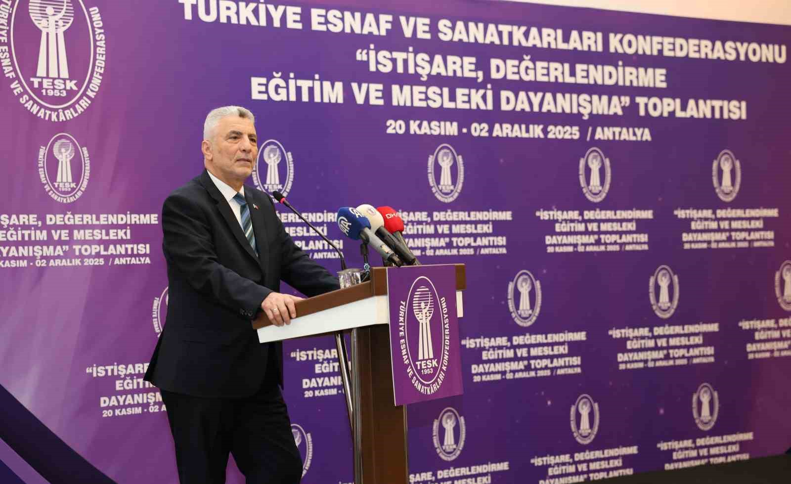 TESK Başkanı Palandöken: 