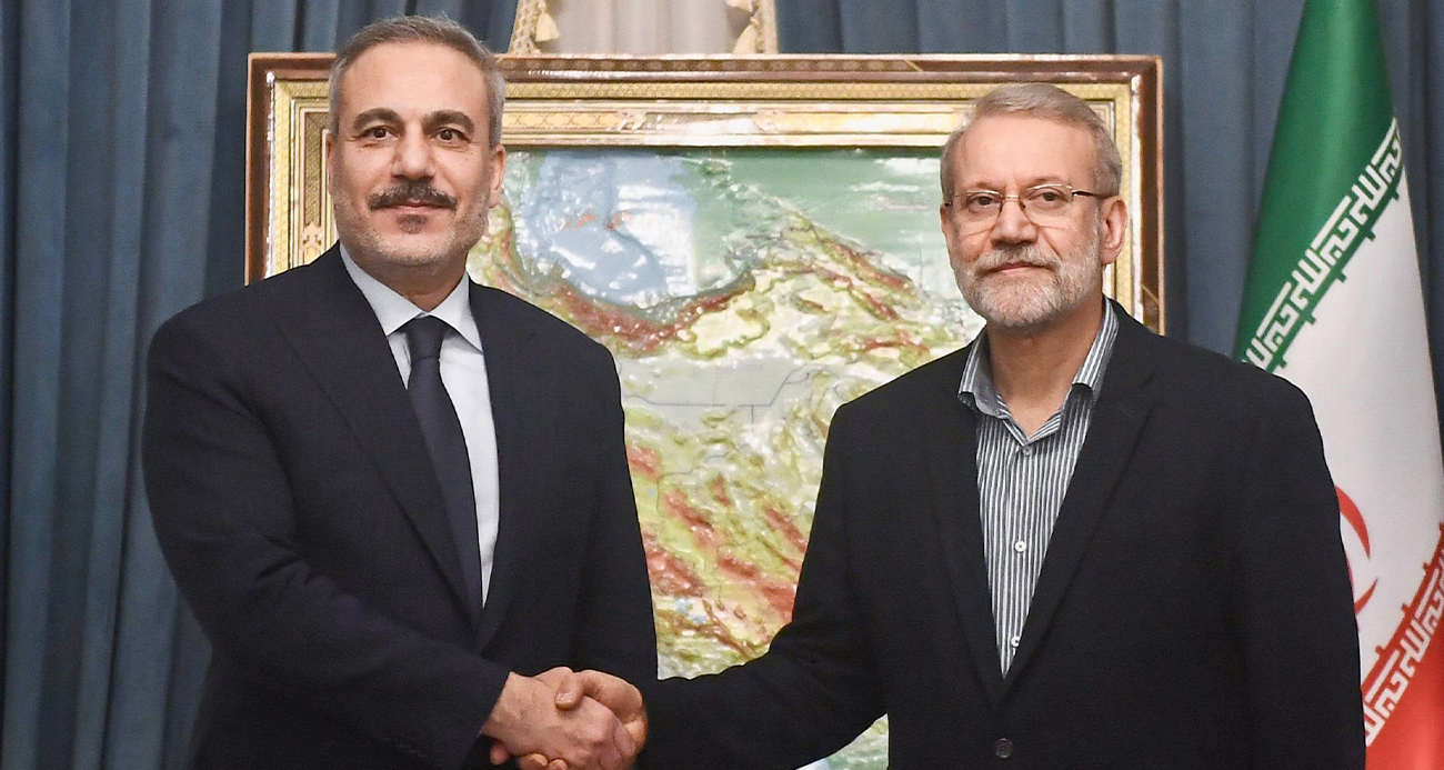 Bakan Fidan, İran Ulusal Güvenlik Yüksek Konseyi Başkanı Laricani ile görüştü