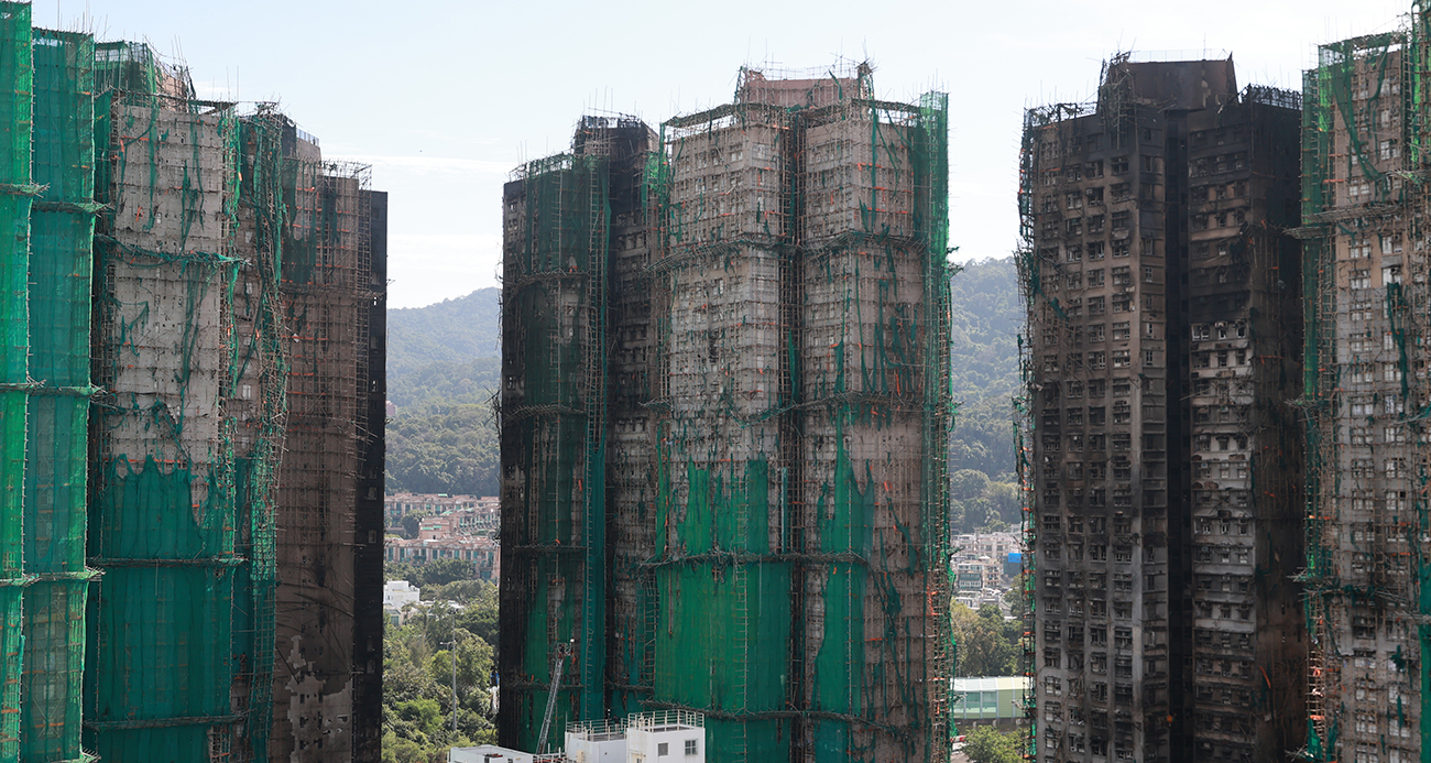 Hong Kong'daki yangın felaketinde can kaybı 151'e yükseldi