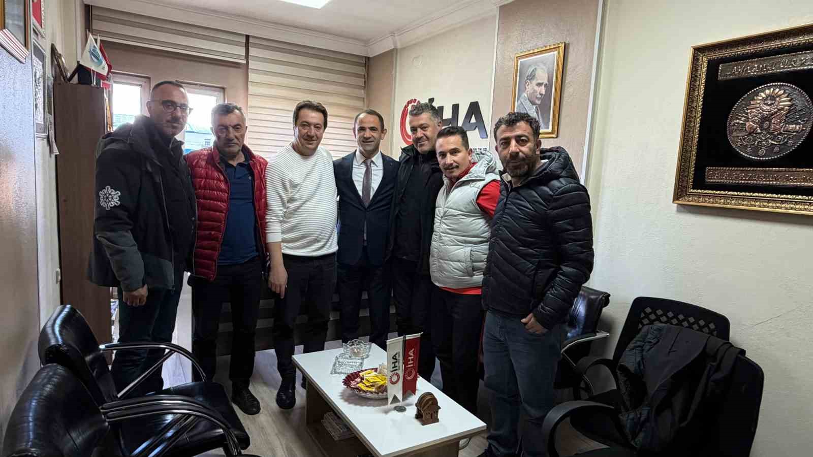 Kayak kulüpleri Birliği’nden İHA’ya ziyaret