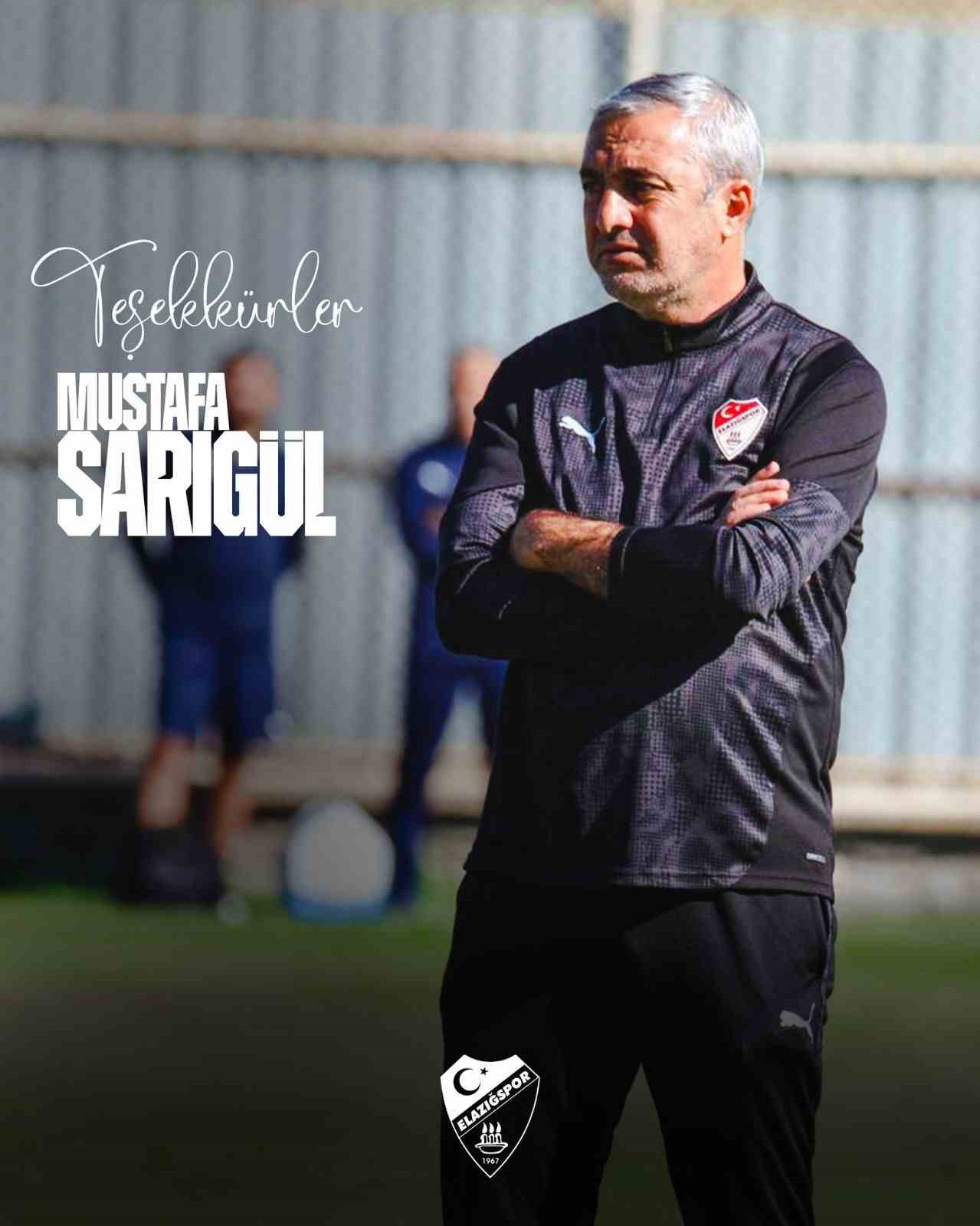 Elazığspor’dan Mustafa Sarıgül’e veda