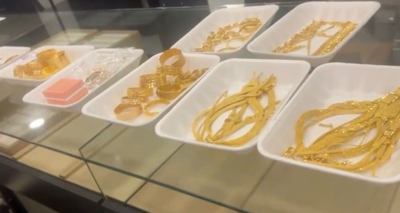 Büyükçekmece Adliyesi’nin adli emanet kasasından çalınan altınların fotoğrafı ortaya çıktı