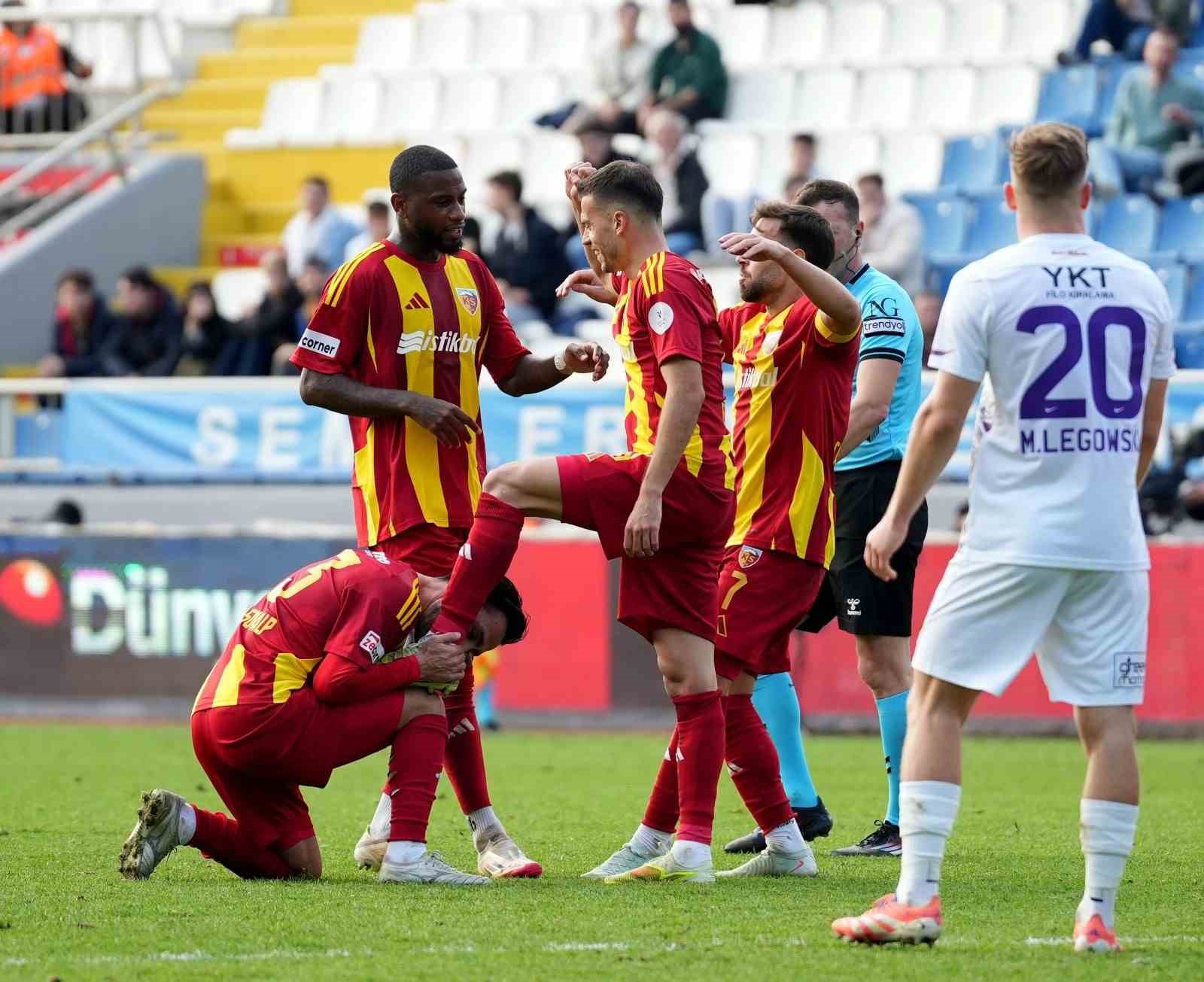 Kayserispor son 2 maçta 4 puan topladı
