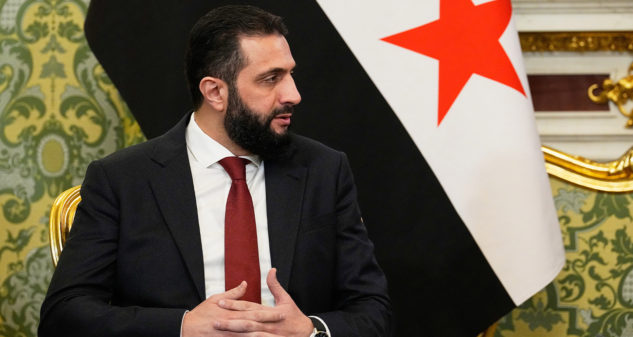 Suriye Devlet Başkanı Eş-Şara: 