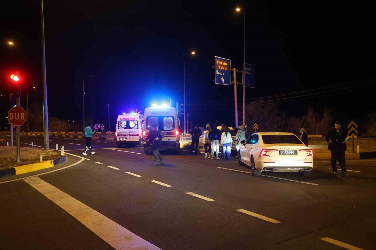 Nevşehir’de kırmızı ışık ihlali kazaya neden oldu: 2 yaralı