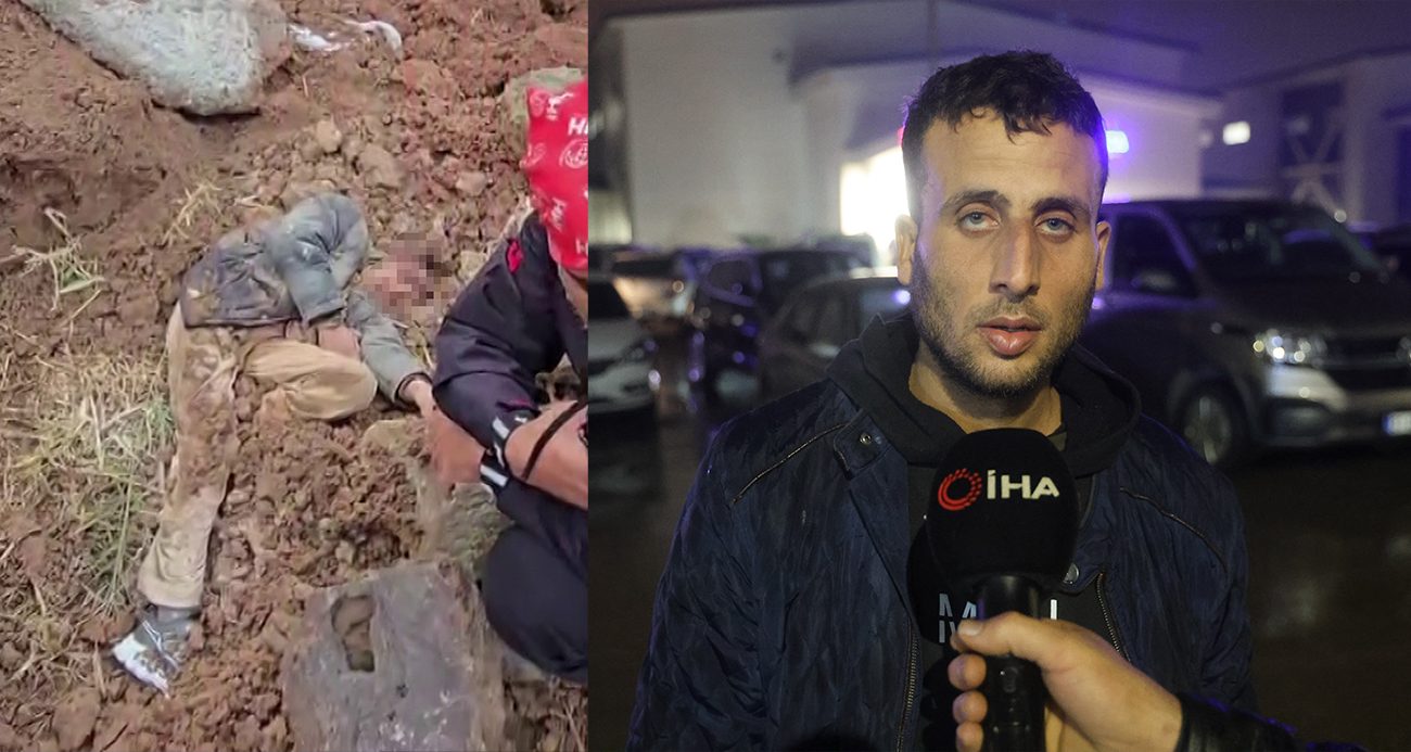 Evladını bulan arama kurtarma görevlisinin alnından öpen baba: 