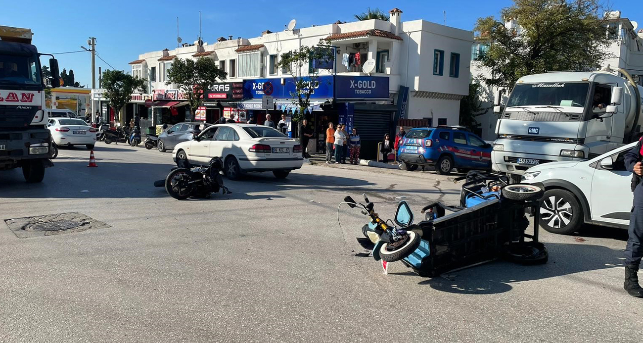 Bodrum’da trafik kazası kaza: 1 ölü, 1 yaralı